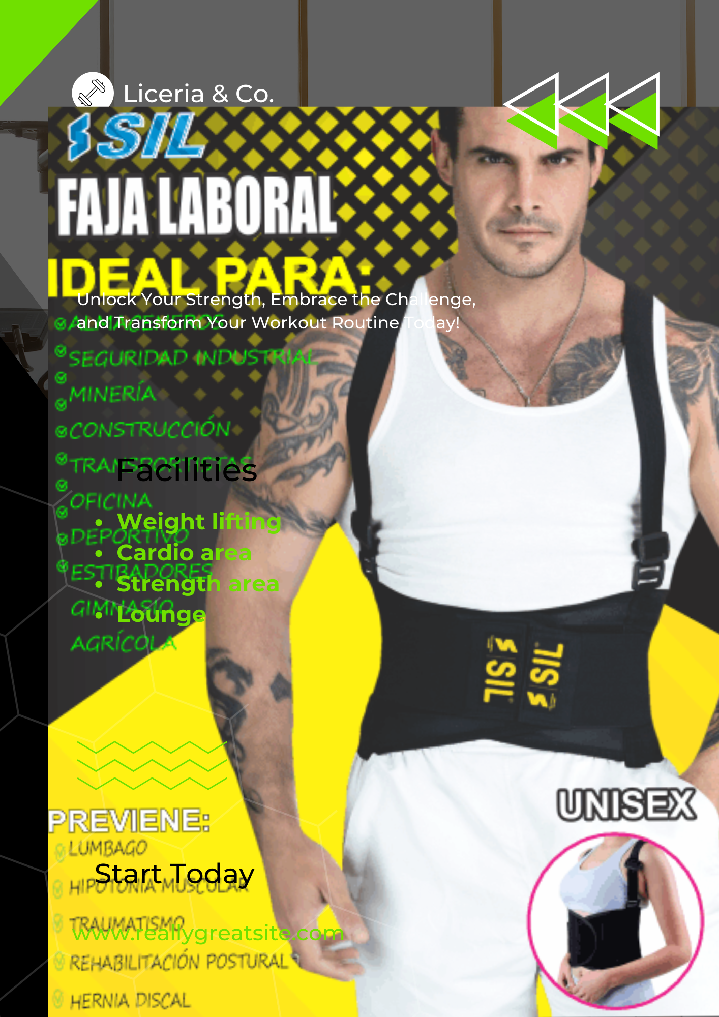 faja laboral delgado