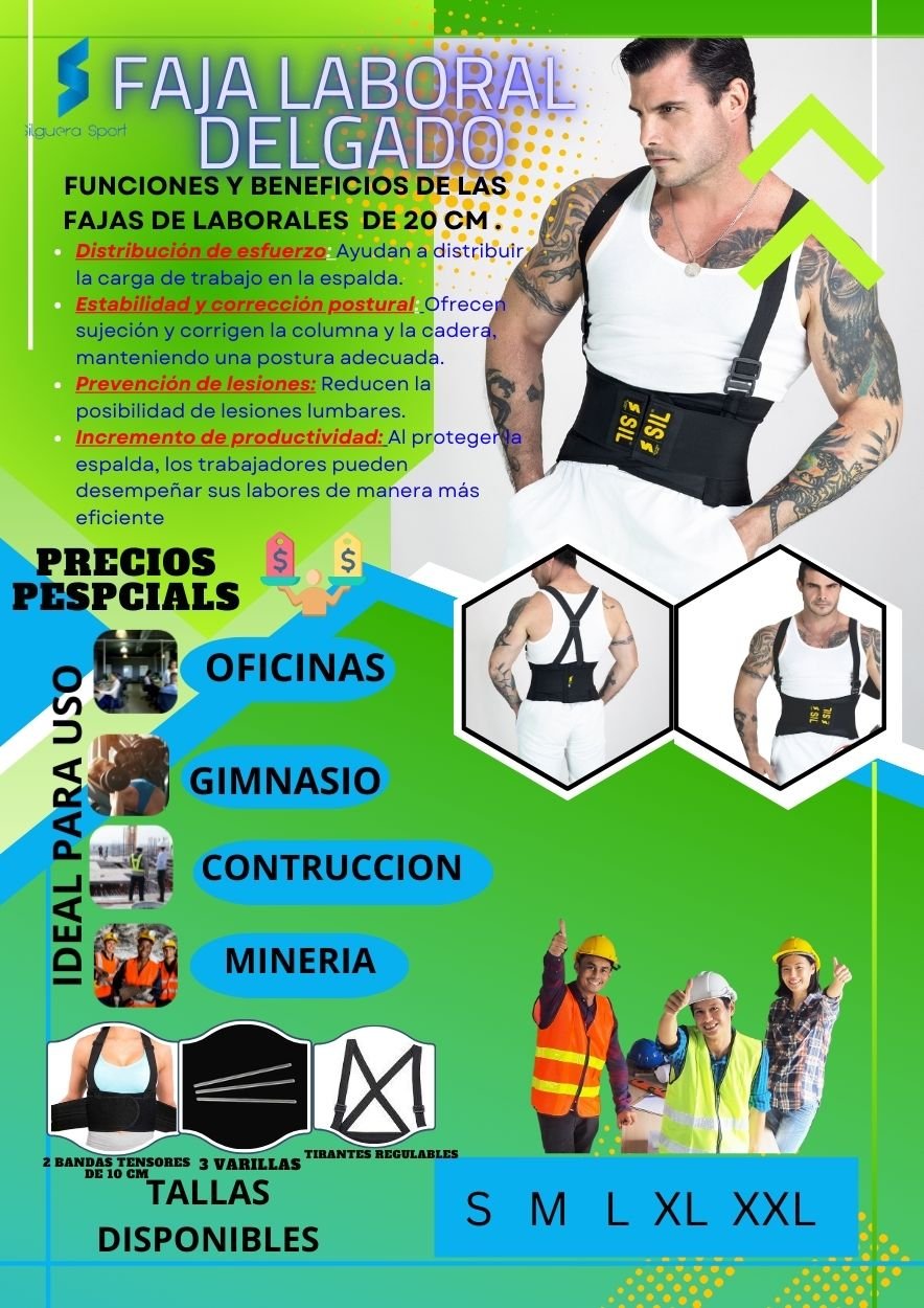 faja laboral delgado - Imagen 2